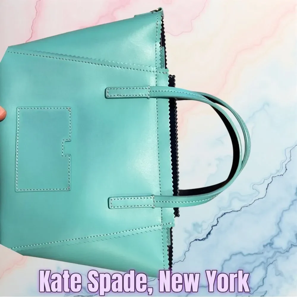 Preowned Kate Spade New York Ivy Drive Loryn Small Tote – Turquoise Blue